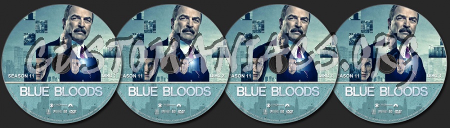 Blue Bloods - Season 11 dvd label