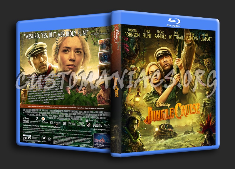 Jungle Cruise (2021) dvd cover