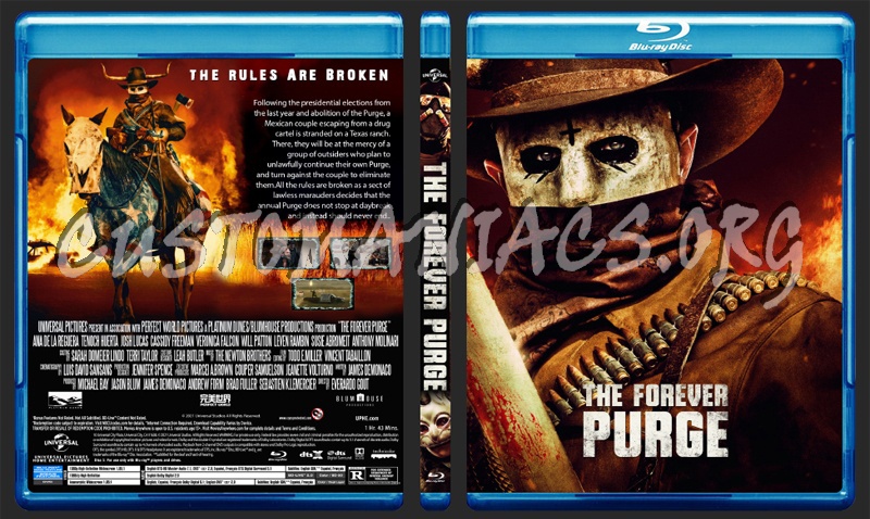 The Forever Purge blu-ray cover