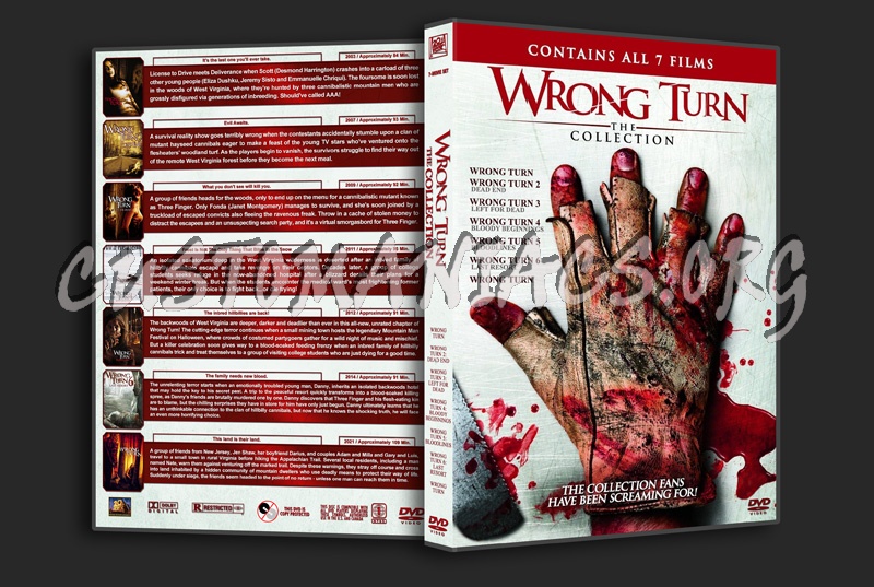 Wrong Turn - The Collection dvd cover