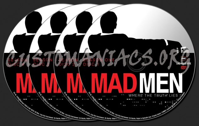 Mad Men Season One dvd label