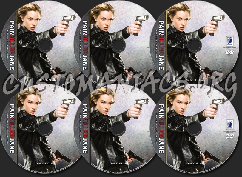 Painkiller Jane Complete Series dvd label