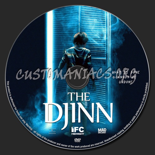 The Djinn dvd label