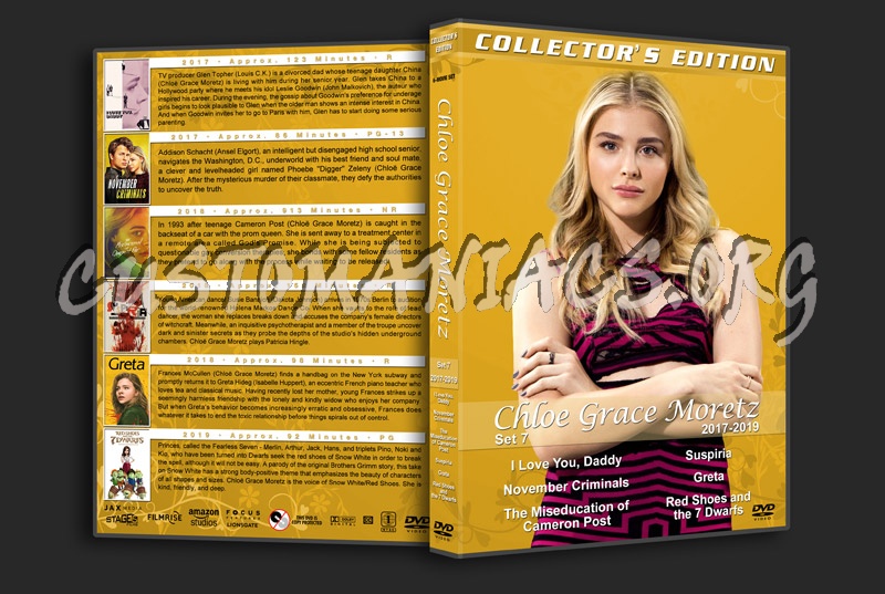 Chloe Grace Moretz - Set 7 ( 2017-2019) dvd cover