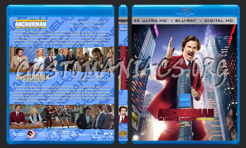 Anchorman Collection (4K) blu-ray cover