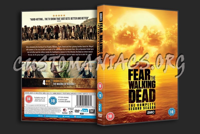 Fear of the Walking Dead Season 2 dvd cover