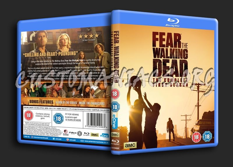 Fear of the Walking Dead Season 1 blu-ray cover