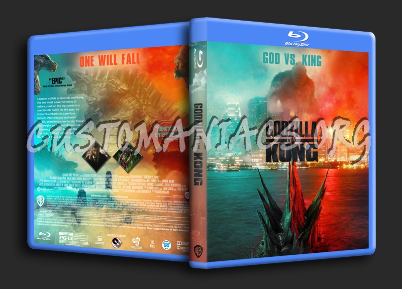 Godzilla vs. Kong 2V dvd cover