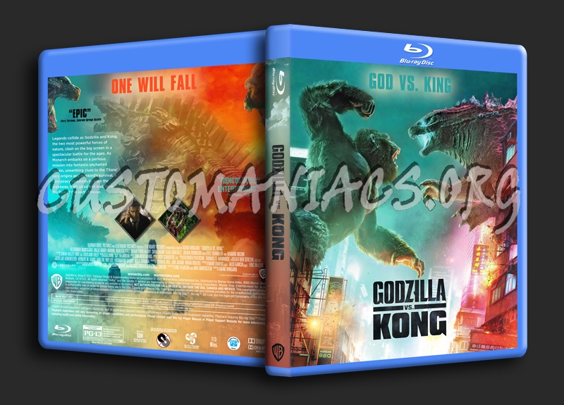 Godzilla vs. Kong 2V dvd cover