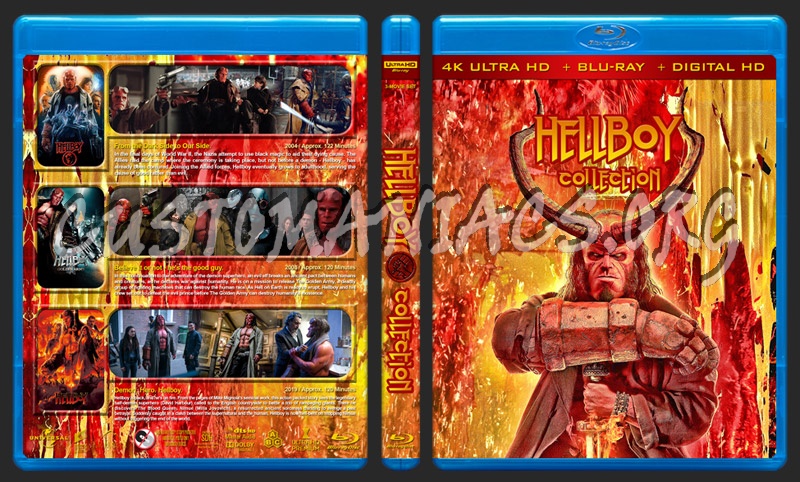 Hellboy Collection (4K) blu-ray cover
