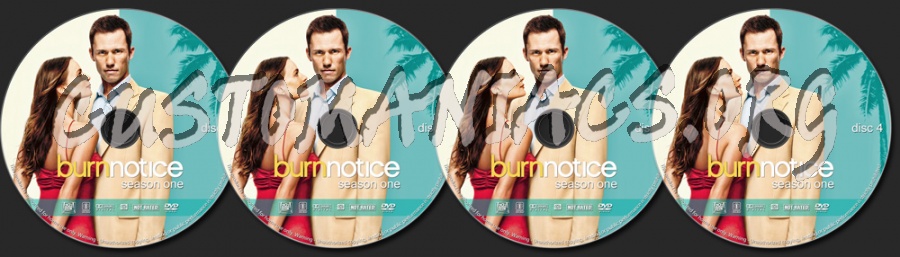 Burn Notice - Season 1 dvd label