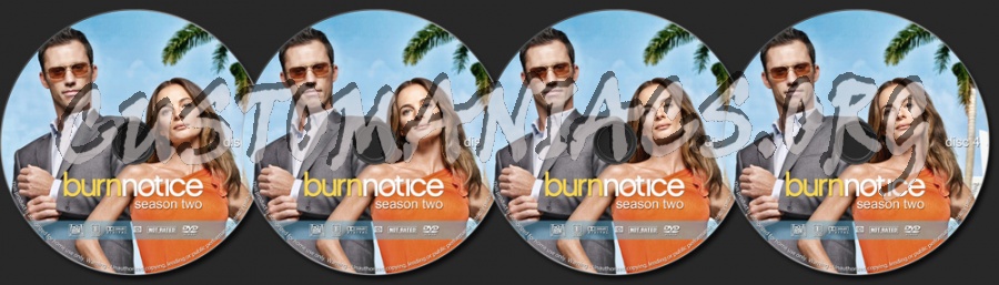 Burn Notice - Season 2 dvd label