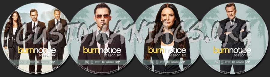 Burn Notice - Season 6 dvd label