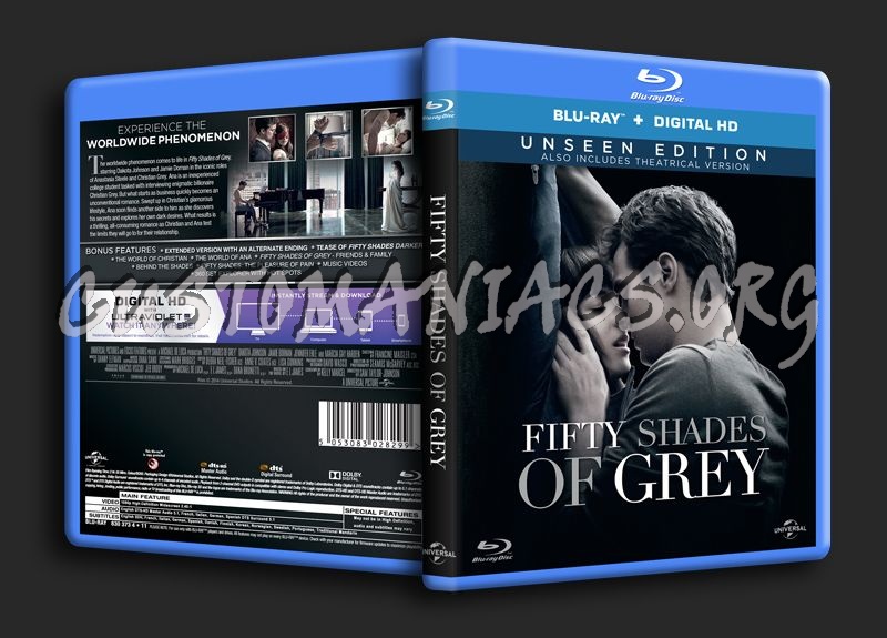 Fifty Shades of Grey blu-ray cover