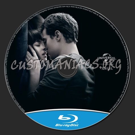 Fifty Shades of Grey blu-ray label