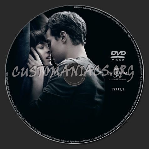 Fifty Shades of Grey dvd label