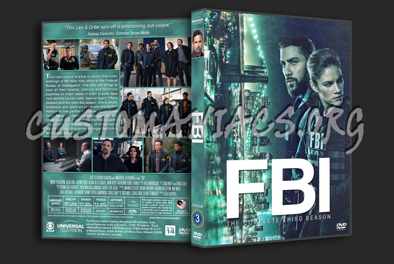 FBI - Season 3 dvd cover