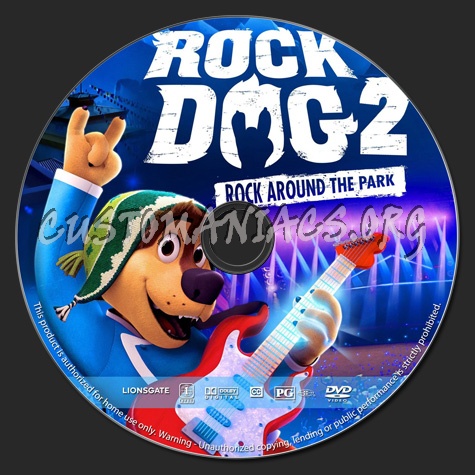 Rock Dog 2: Rock Around the Park dvd label