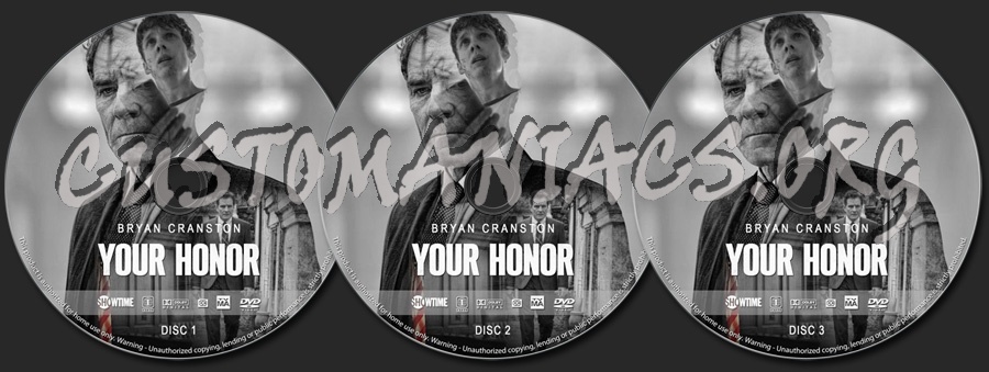 Your Honor dvd label
