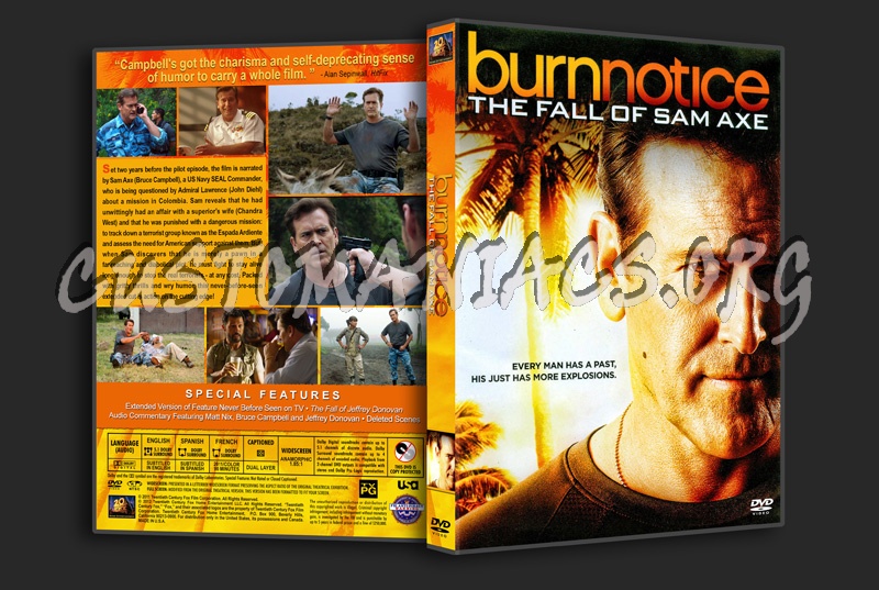 Burn Notice: The Fall of Sam Axe dvd cover