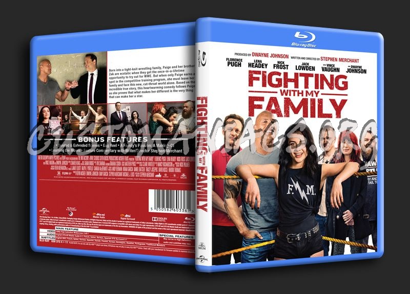 Fighting With My Family blu-ray cover