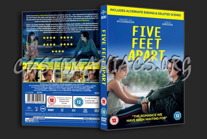 Five Feet Apart dvd cover