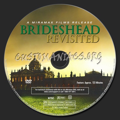 Brideshead Revisited (2008) dvd label