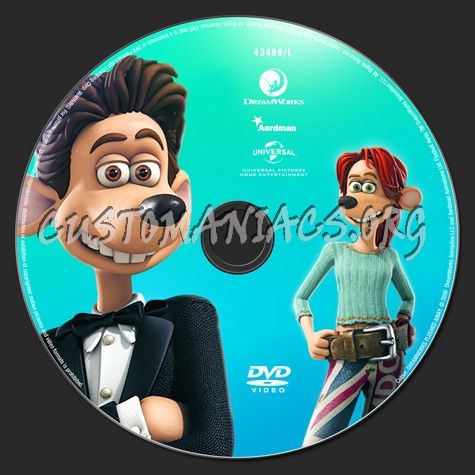 Flushed Away dvd label