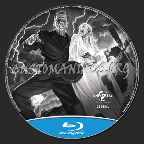 Frankenstein (1931) blu-ray label