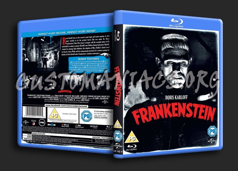 Frankenstein (1931) blu-ray cover