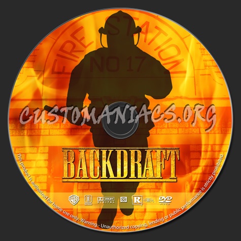 Backdraft dvd label