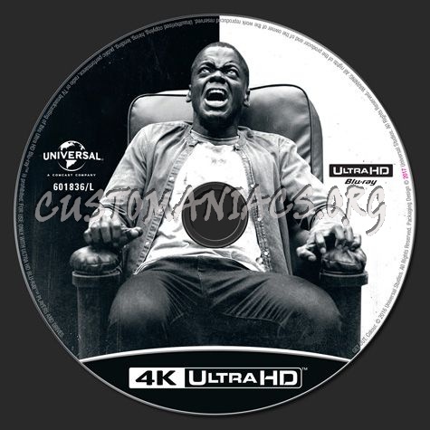 Get Out 4K blu-ray label