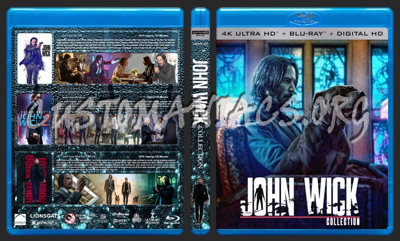 John Wick Collection (4K) blu-ray cover