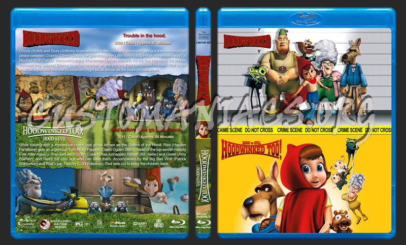 Hoodwinked Double Feature blu-ray cover