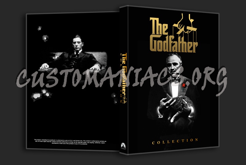 The Godfather Collection Steelbook dvd cover