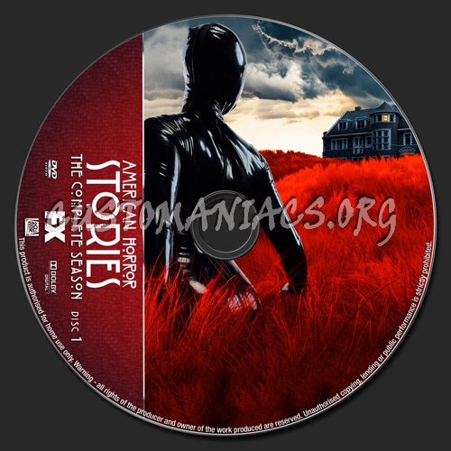 American Horror Stories Season 1 dvd label