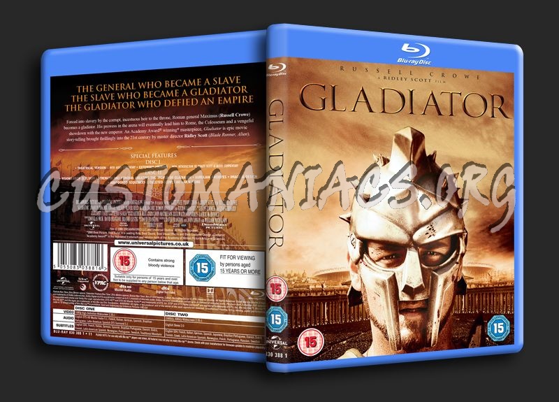 Gladiator blu-ray cover