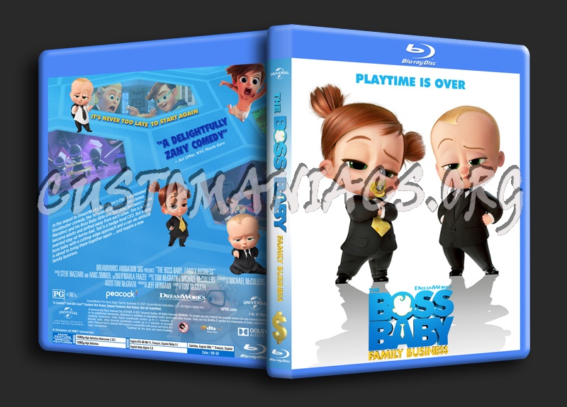 The Boss Baby: Family Business dvd cover