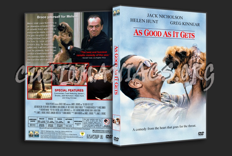 As Good As It Gets dvd cover