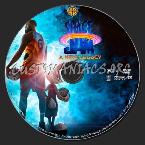 Space Jam: A New Legacy dvd label