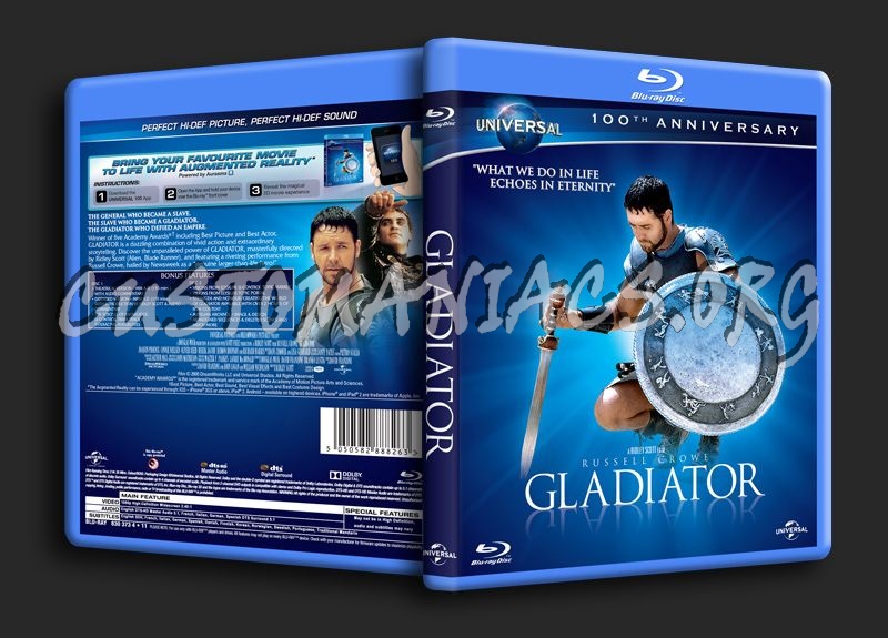 Gladiator blu-ray cover