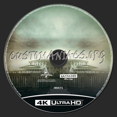 Gladiator 4k blu-ray label