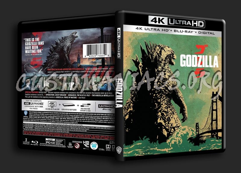 Godzilla 4K blu-ray cover