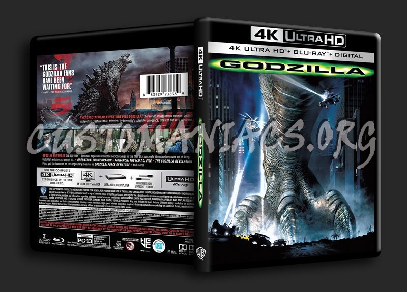Godzilla 4K blu-ray cover
