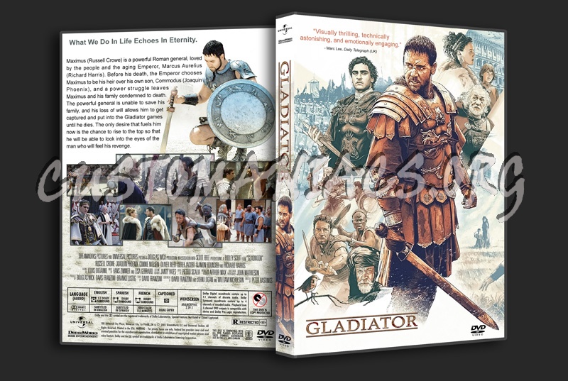 Gladiator dvd cover