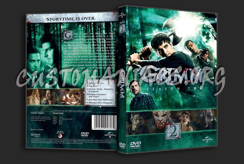 Grimm Season 2 dvd cover