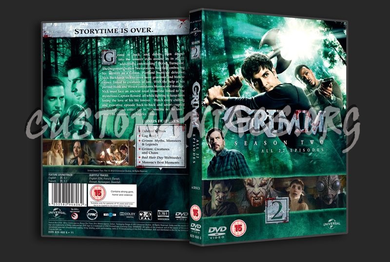 Grimm Season 2 dvd cover