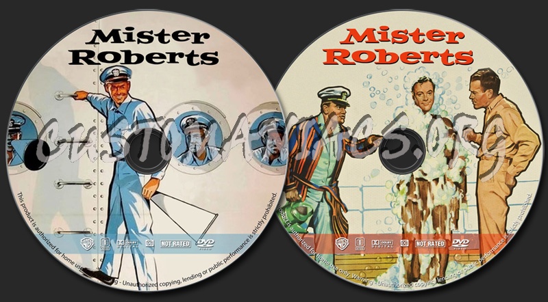 Mister Roberts dvd label