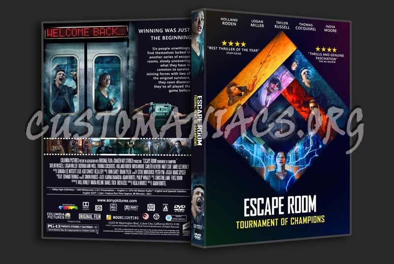 Escape Room 2 dvd cover