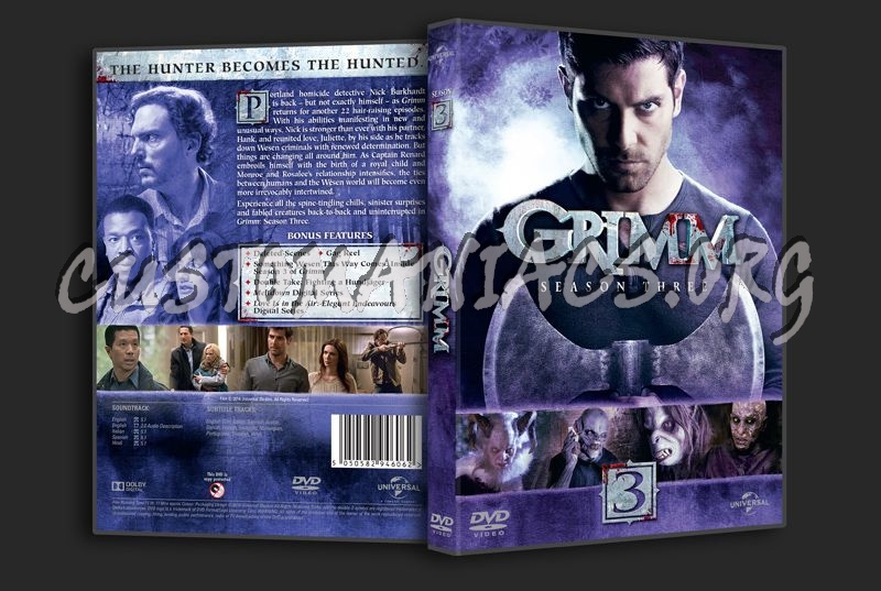 Grimm Season 3 dvd cover